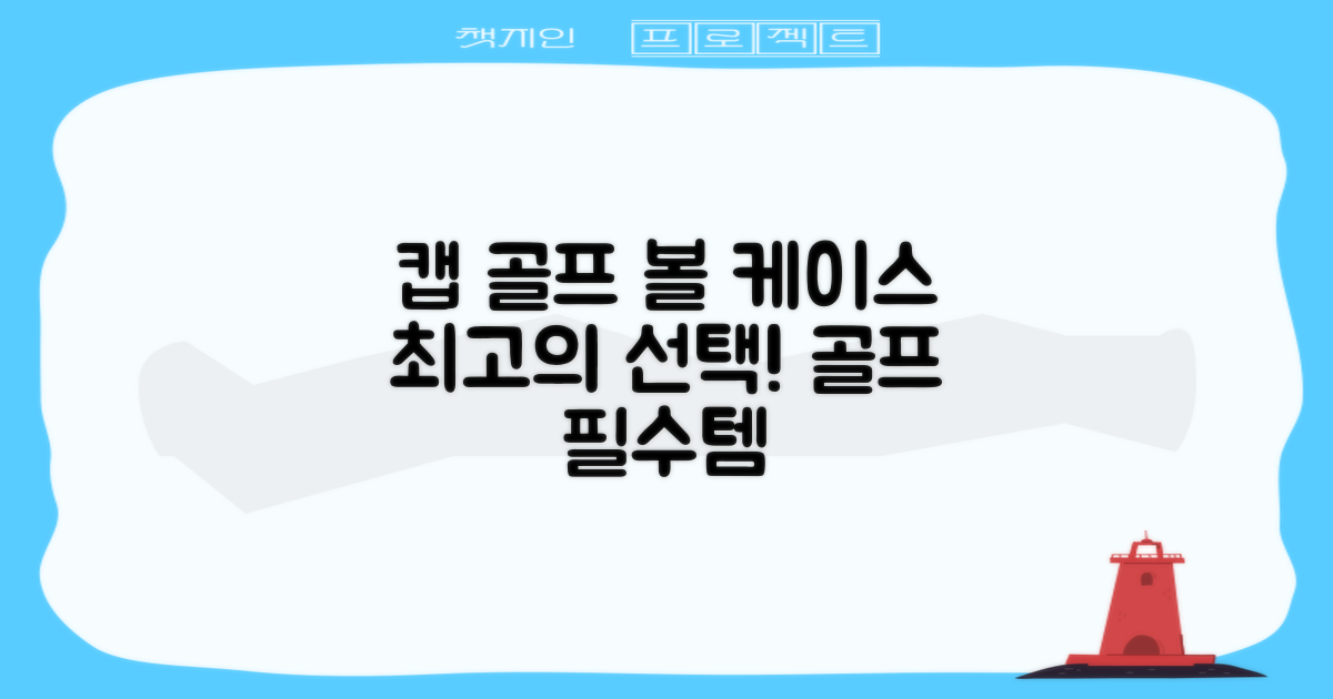 캡 골프 볼 케이스 추천