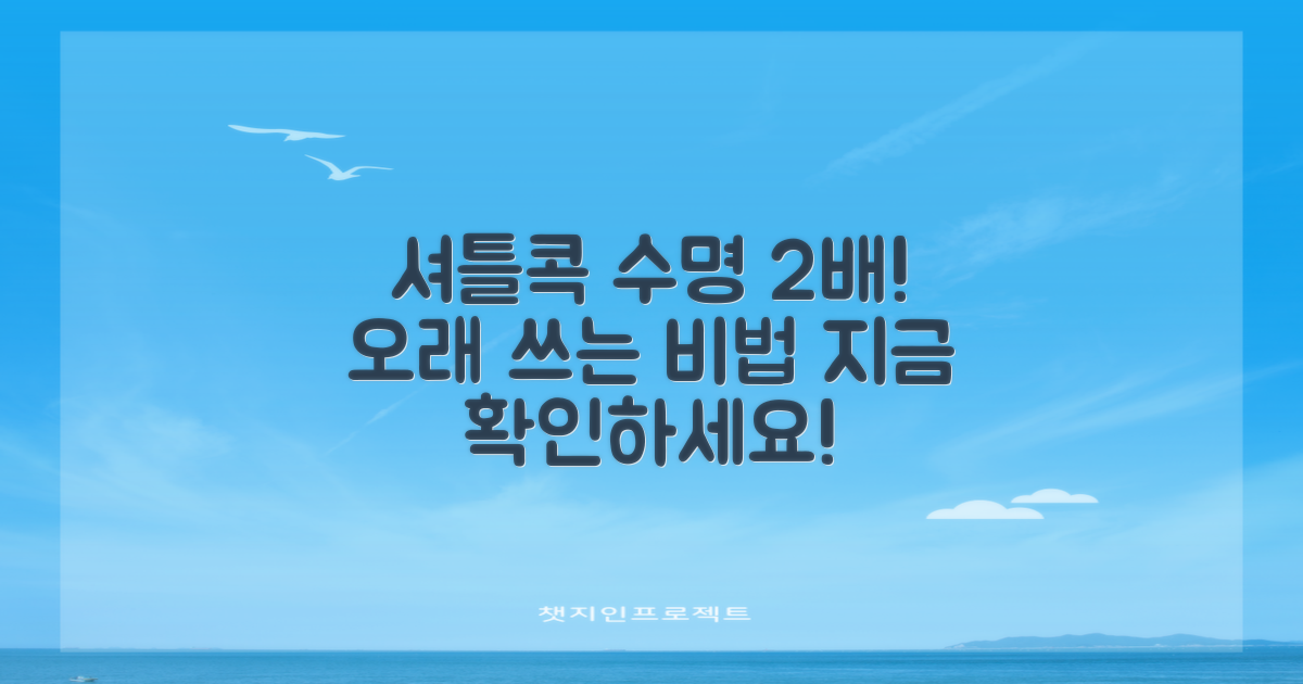 셔틀콕 수명 연장