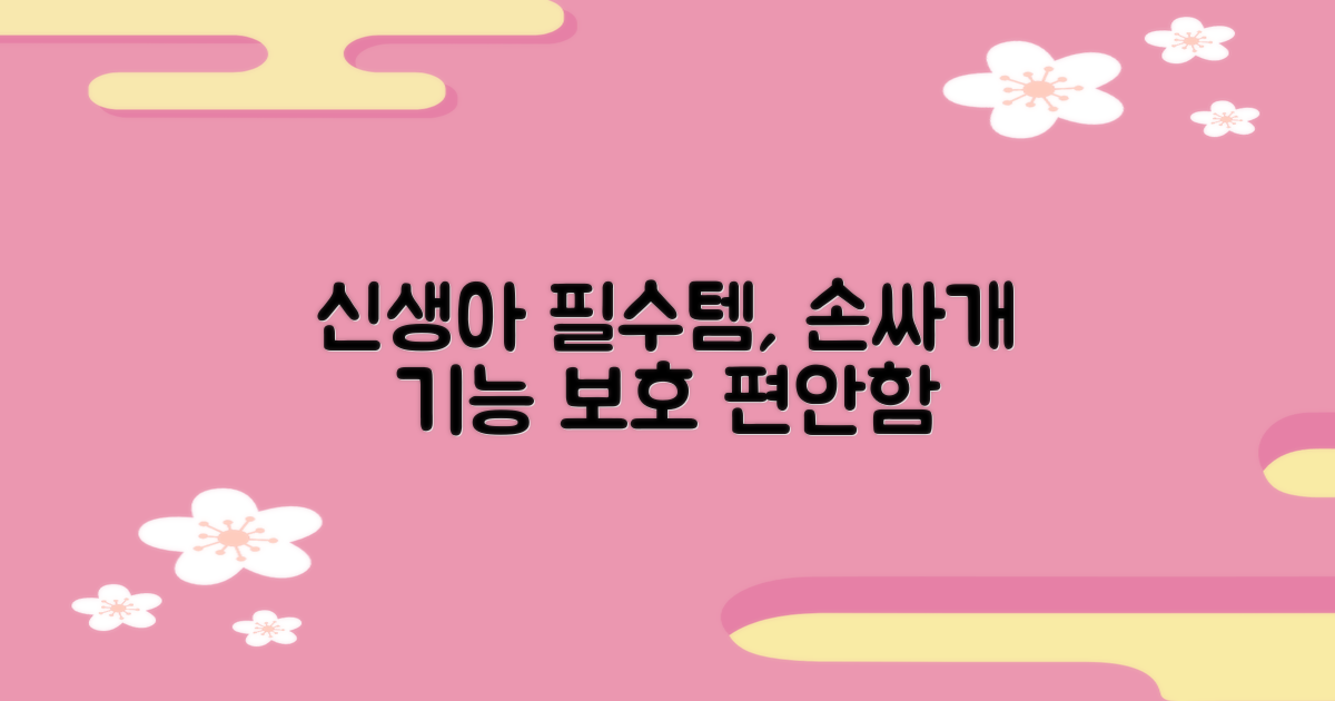 신생아 필수템, 손싸개 기능