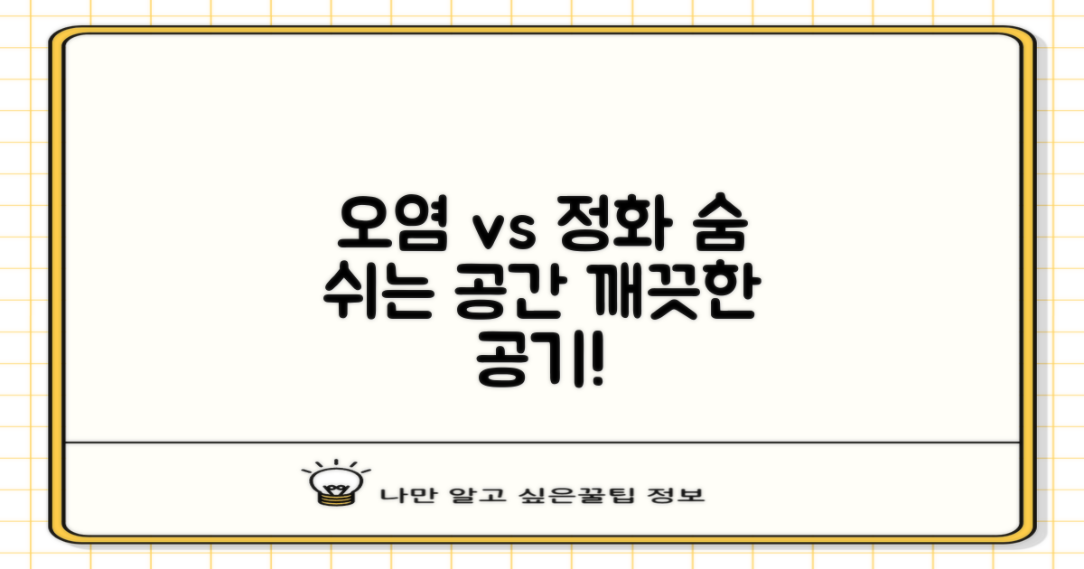 오염 vs 정화, 숨쉬는 공간