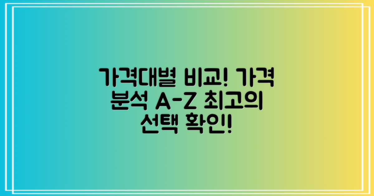 가격대별 비교 분석