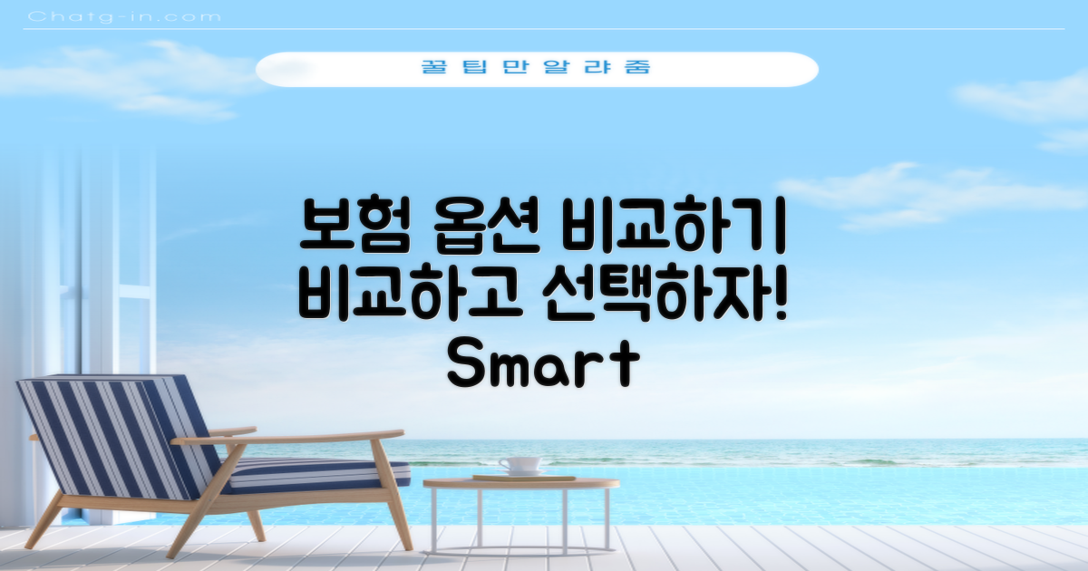 보험 옵션을 비교해보세요