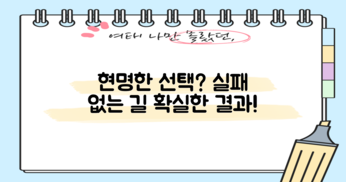 현명한 선택, 실패는 없다?