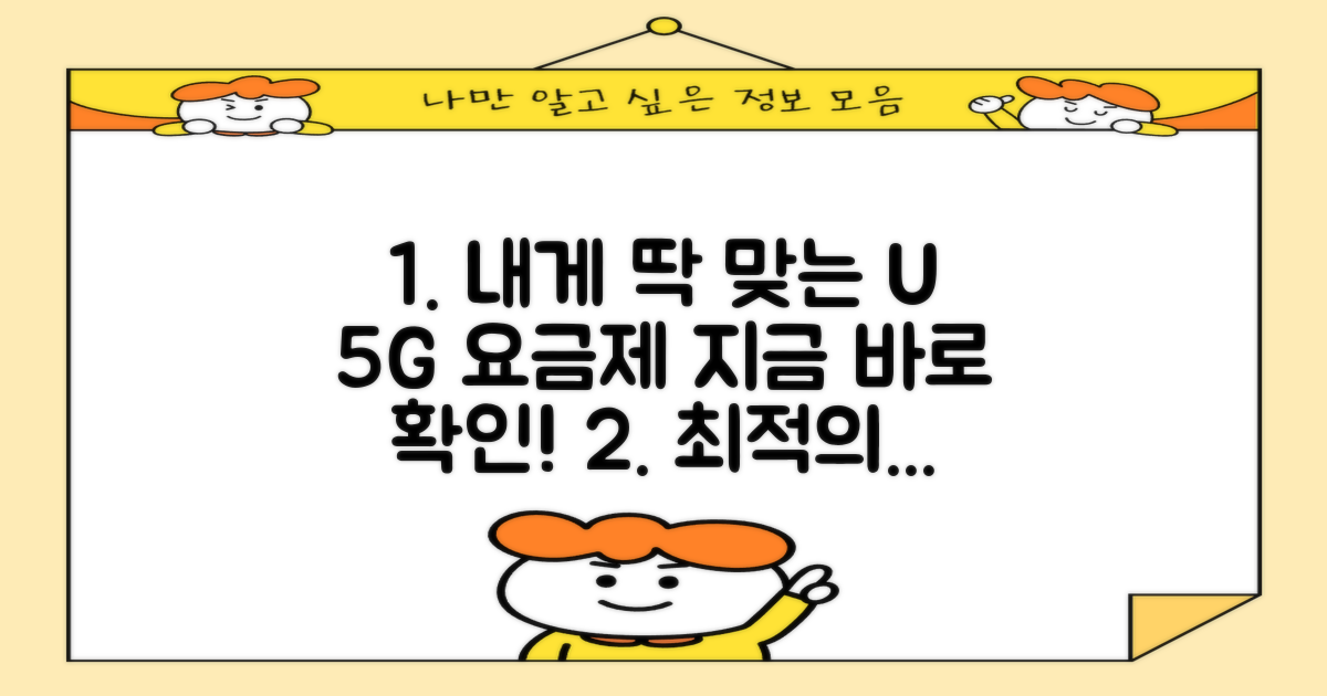 내게 맞는 유플러스 5G 요금제는?